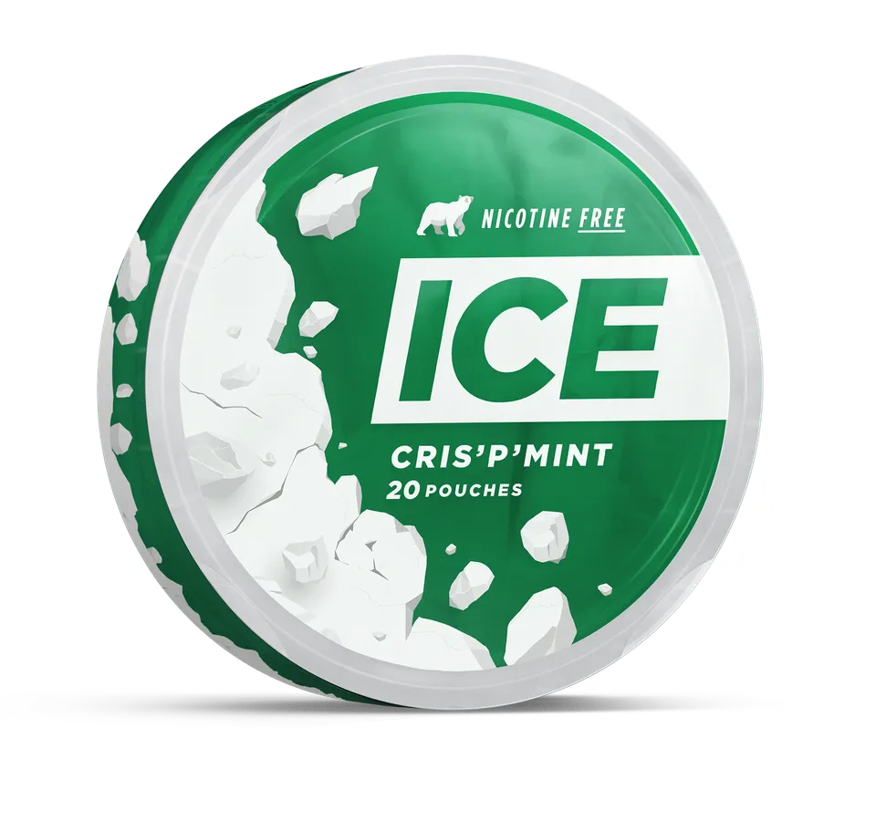 ice-cris-p-mint-nikotinfreie-pouches-minze-dose image 1